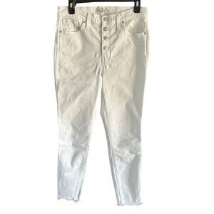 Madewell | High-Rise Skinny crop raw hem GUC